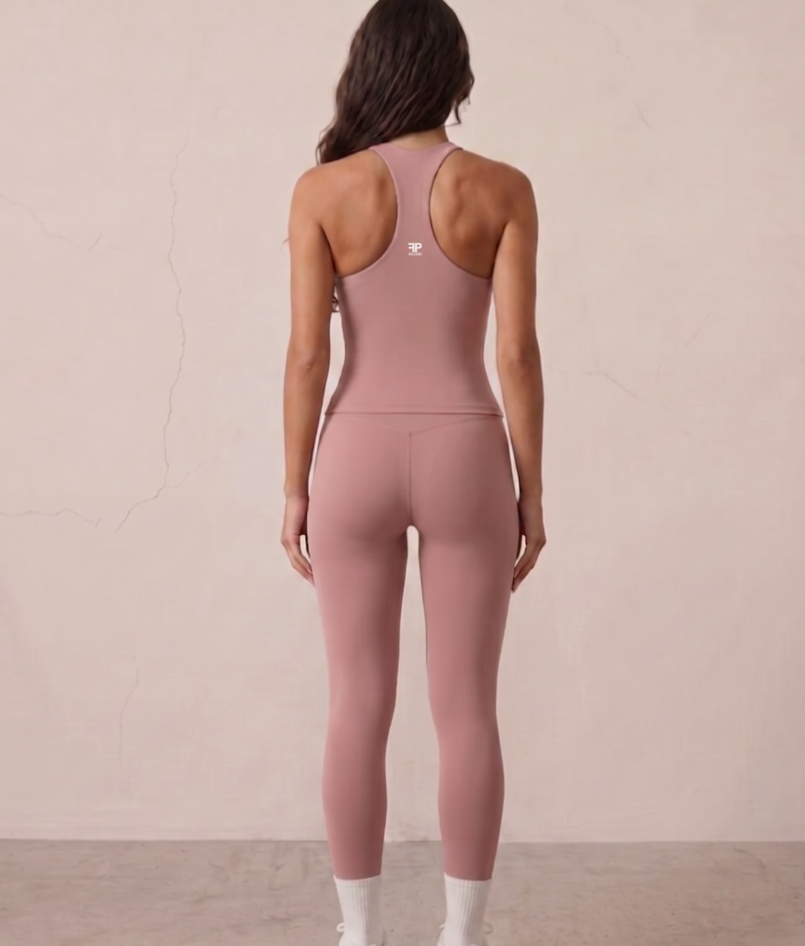 Lover Racerback Top Rose